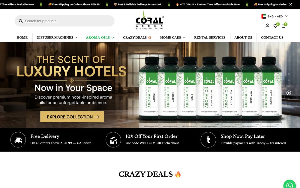 Coral Aroma online store